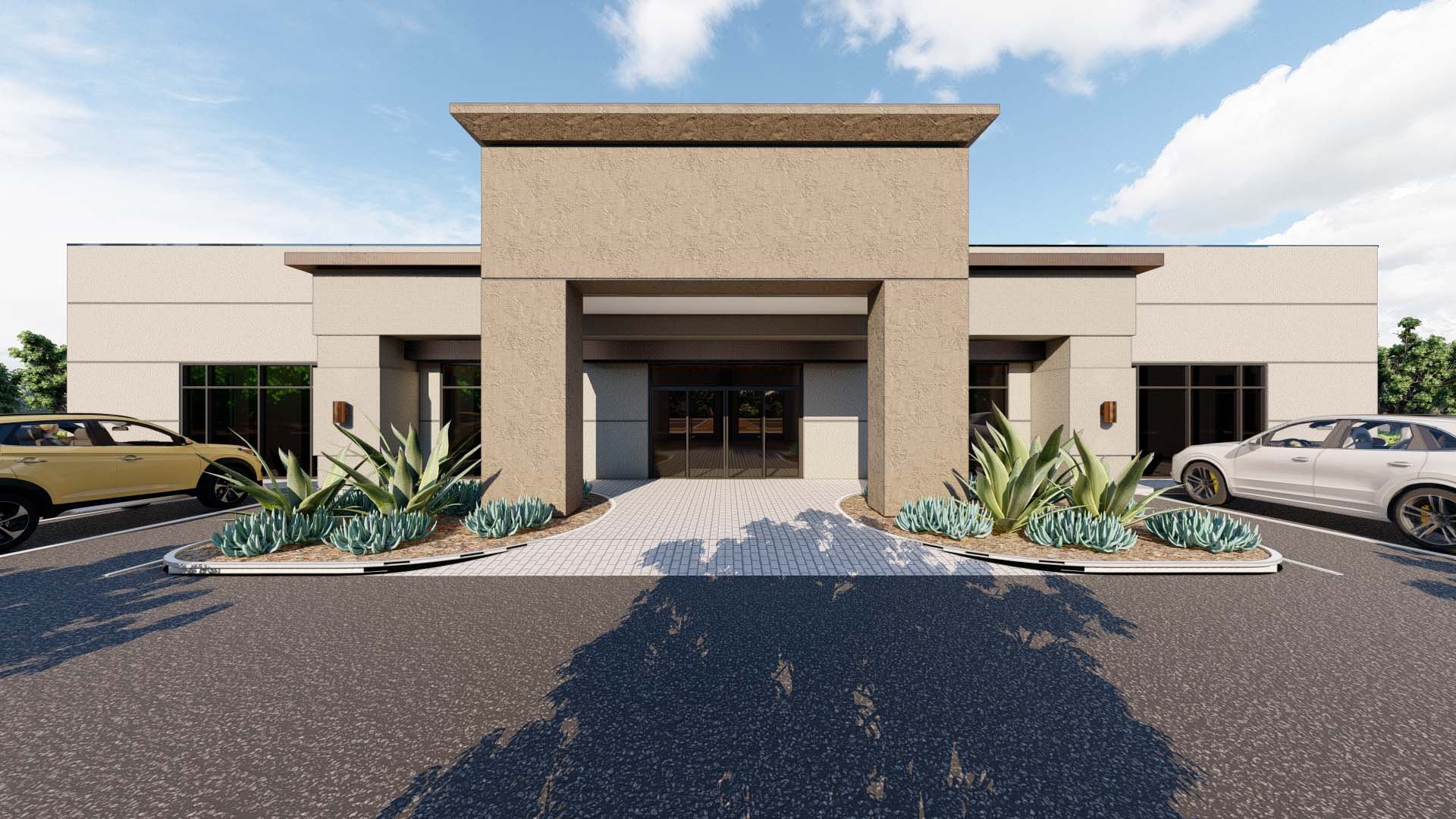 Main Entry, Prototypical Flex Building