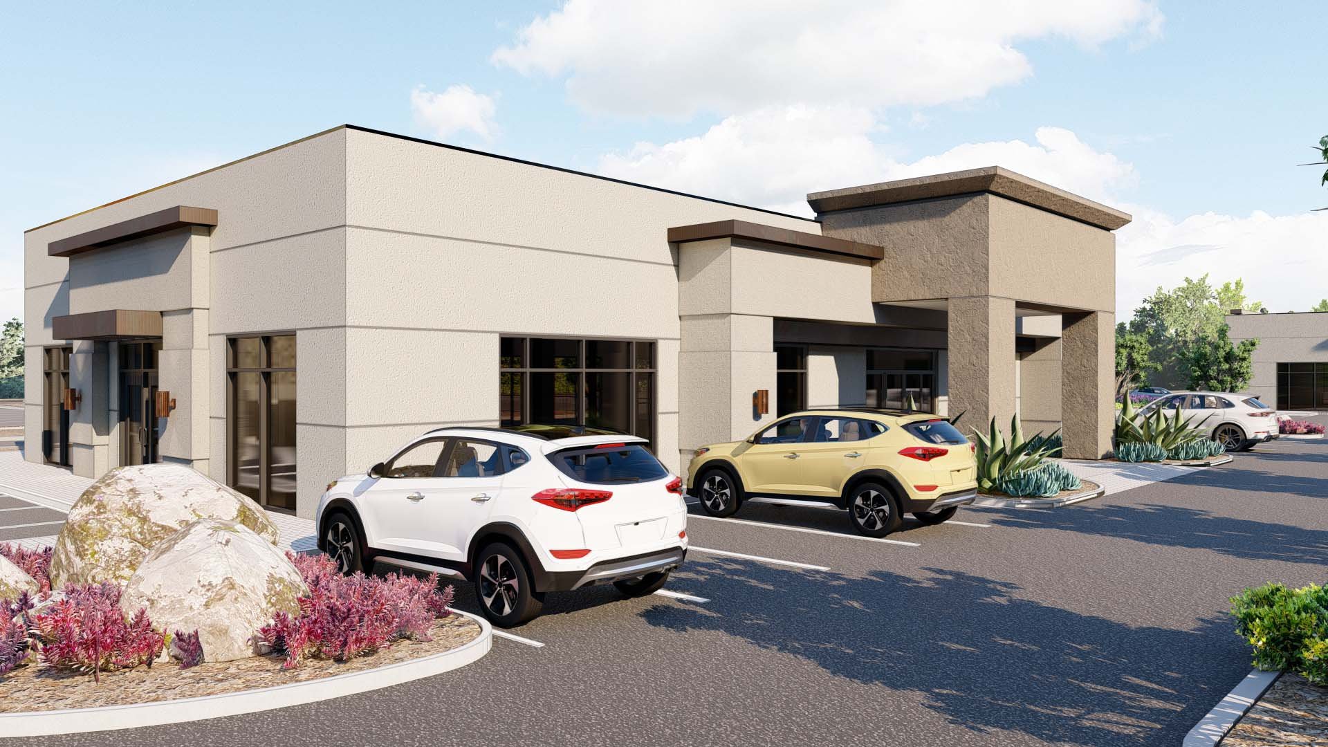 Perspective View, Prototypical Flex Building