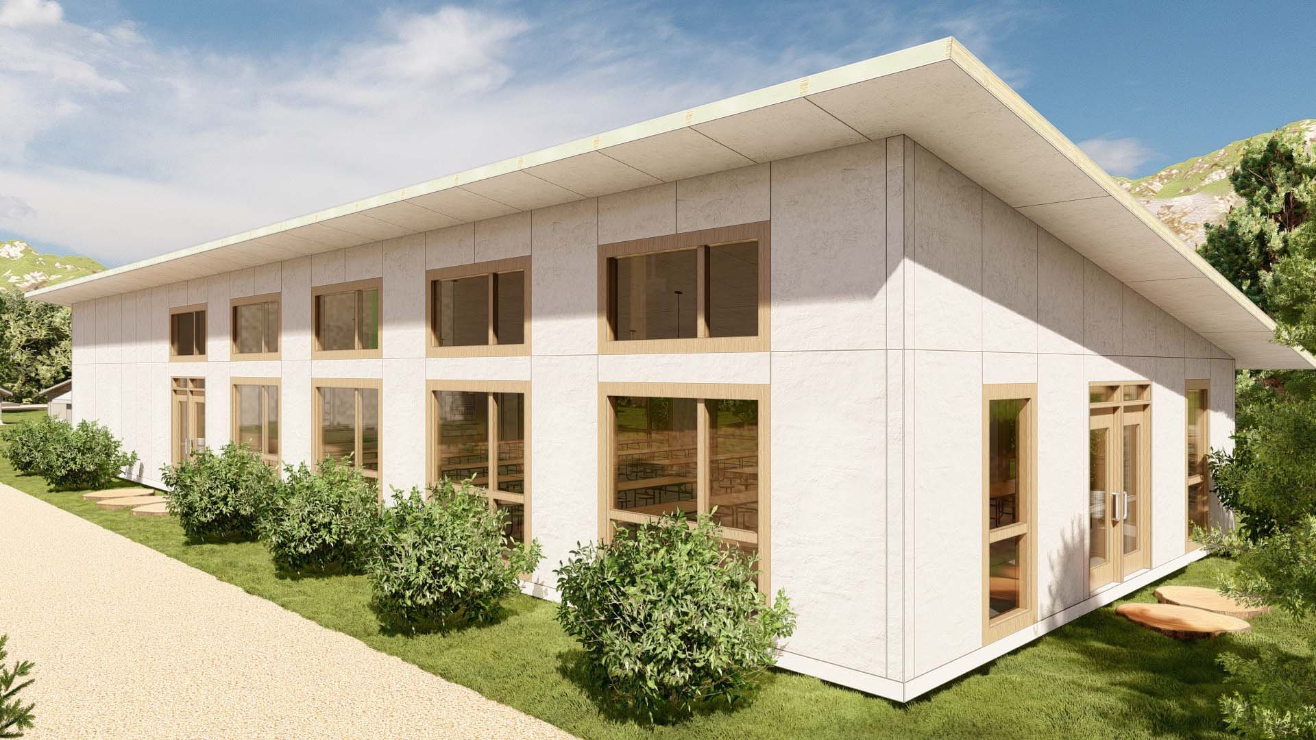 Exterior view of Cafeteria