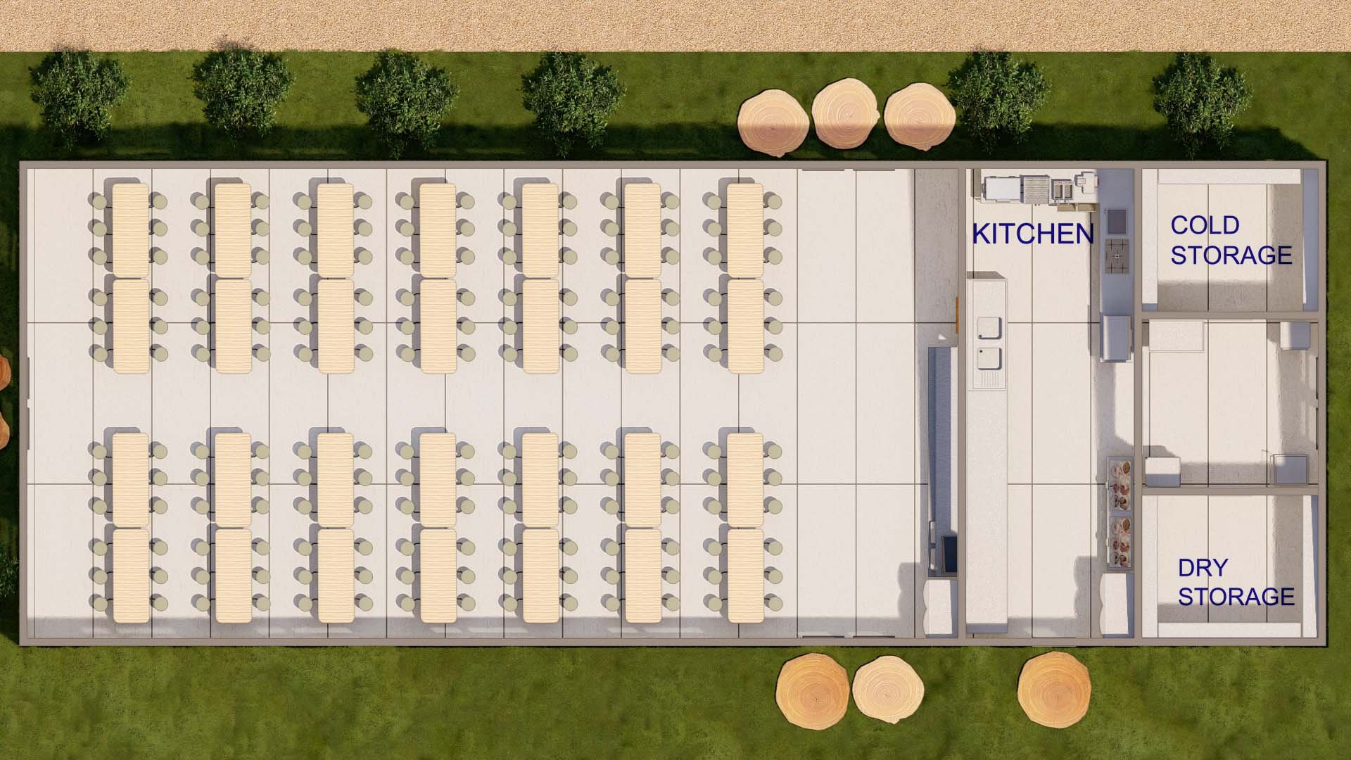 Floor Plan Emergency Cafeteria