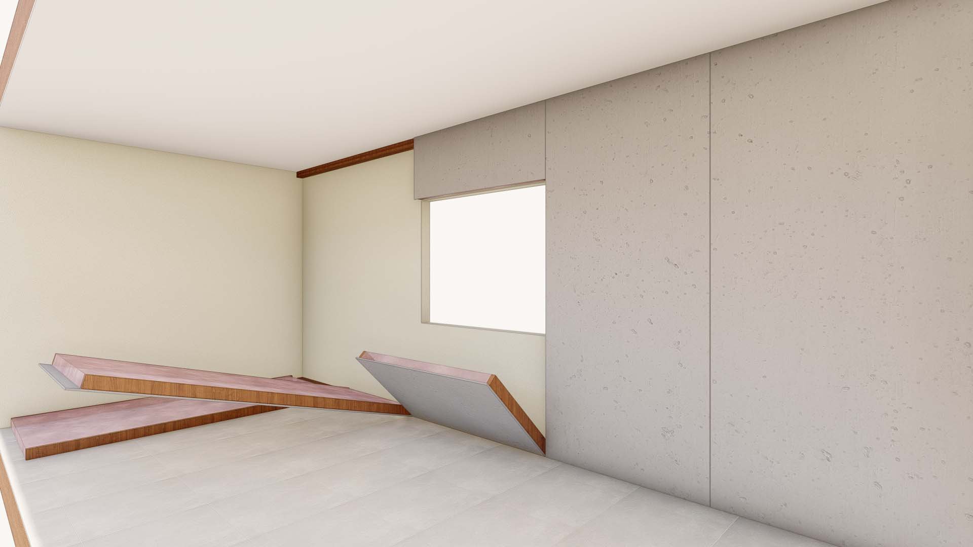 Interior Retrofit Panels being put into place