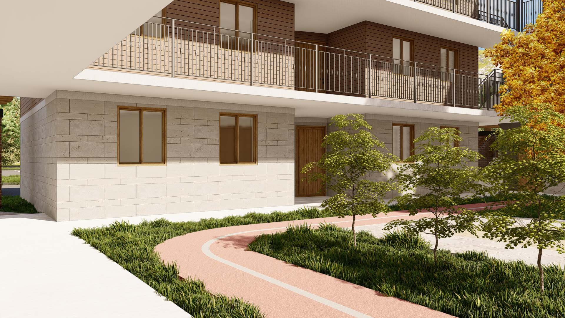  3-Story "Passive House" Apartments