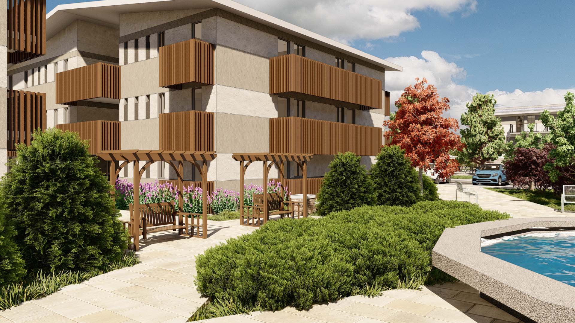 12-Unit, Single Stair "Passive House" Apartments