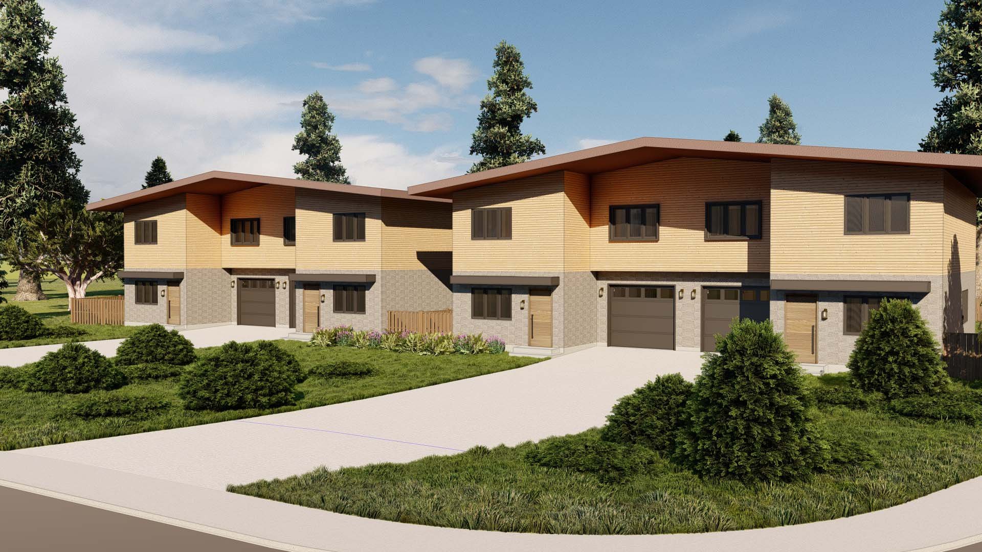 Pair of "Passive House" Duplexes, Reno, NV