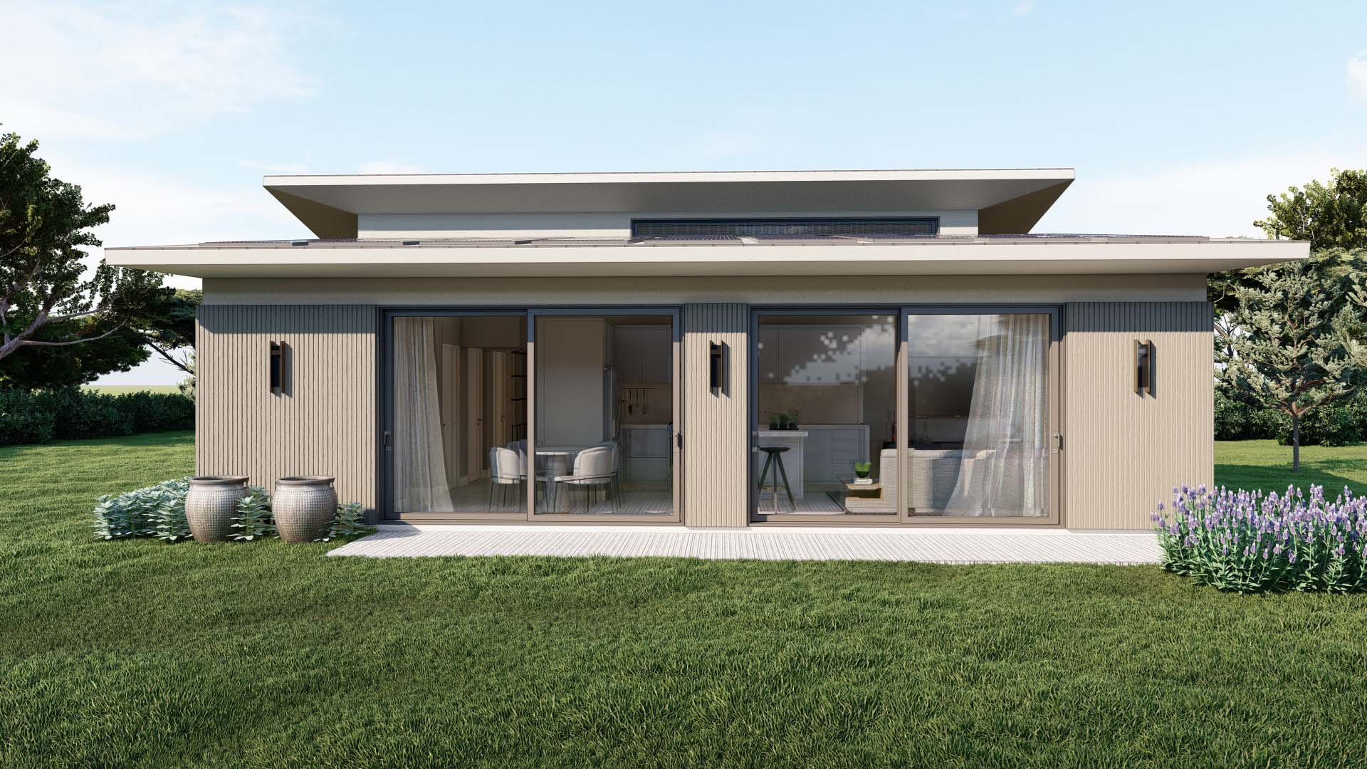 South Exterior Elevation of ADU Prototype