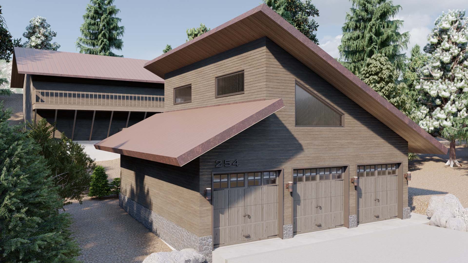 Panelized Garage for Quick Completion, Kingsbury Grade, NV