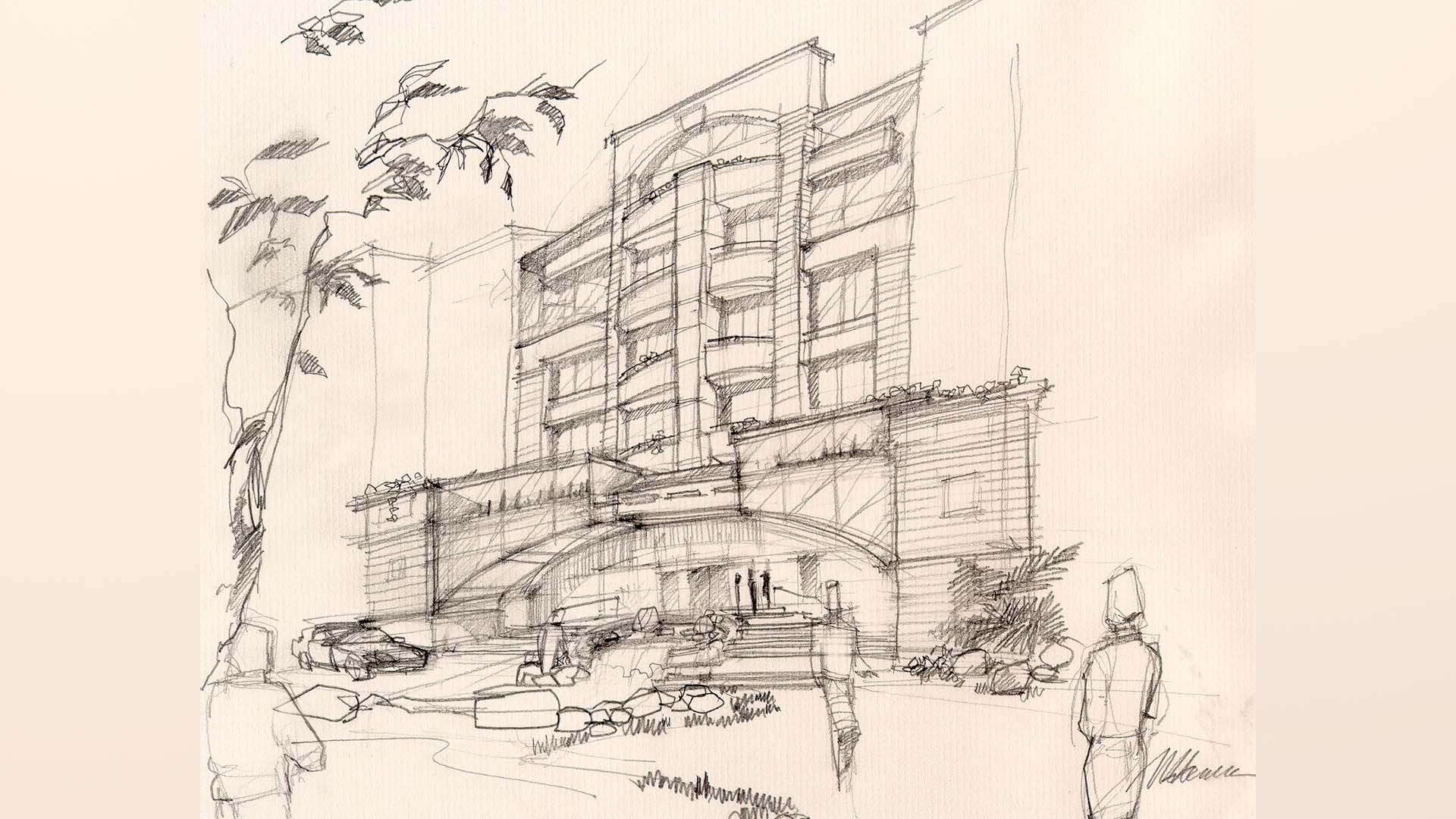 Design Sketch for a New Hall